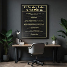 Load image into Gallery viewer, 12 Fucking Rules For $1 Million
