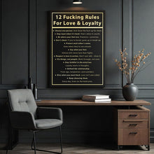 Load image into Gallery viewer, 12 Fucking Rules For Love &amp; Loyalty
