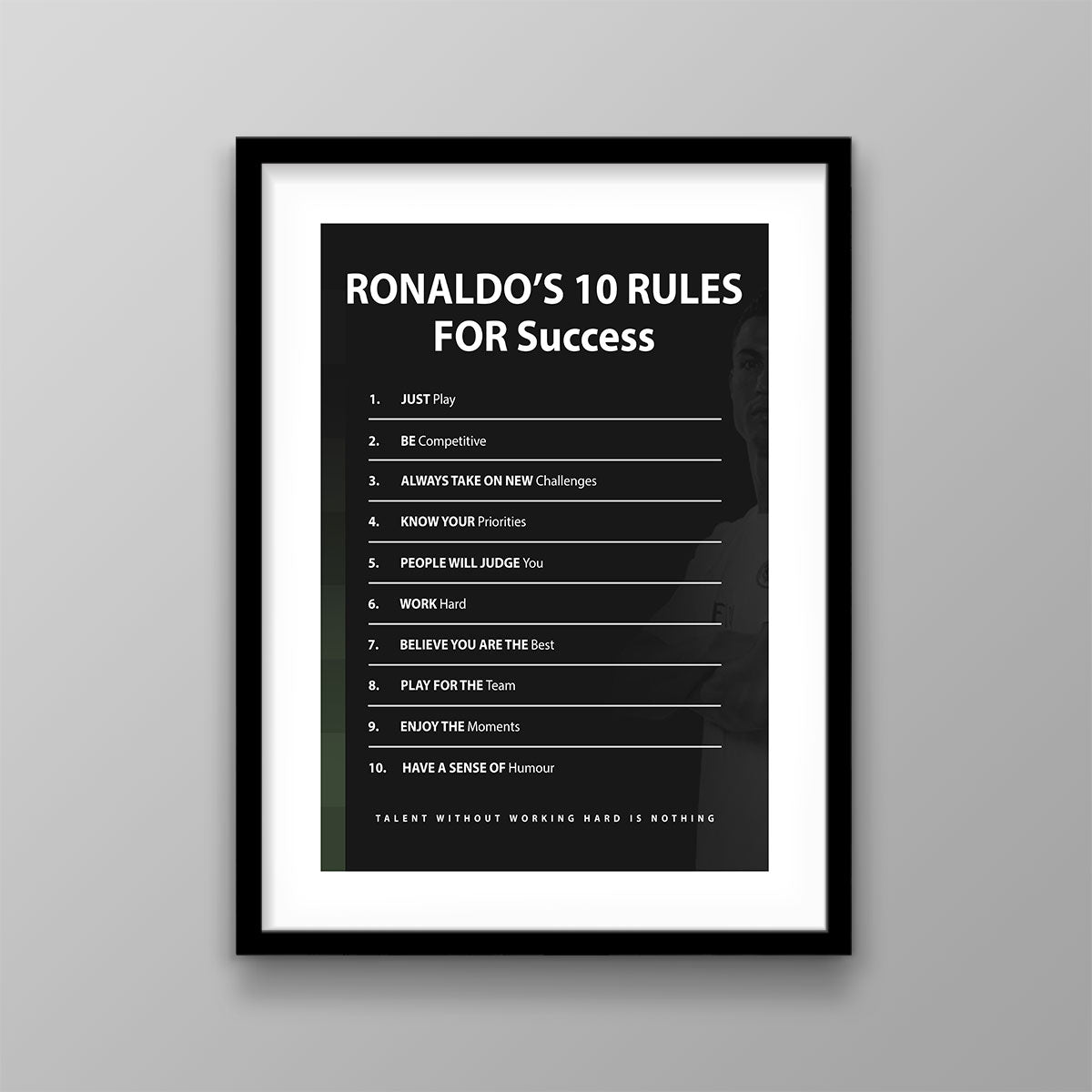Cristiano Ronaldo's 10 Rules For Success