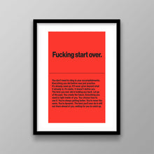 Load image into Gallery viewer, F*king Start Over
