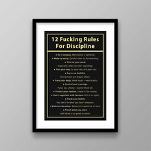 Load image into Gallery viewer, 12 Fucking Rules For Discipline
