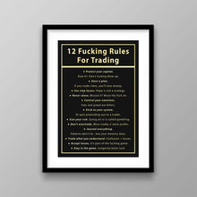 Load image into Gallery viewer, 12 Fucking Rules For Trading
