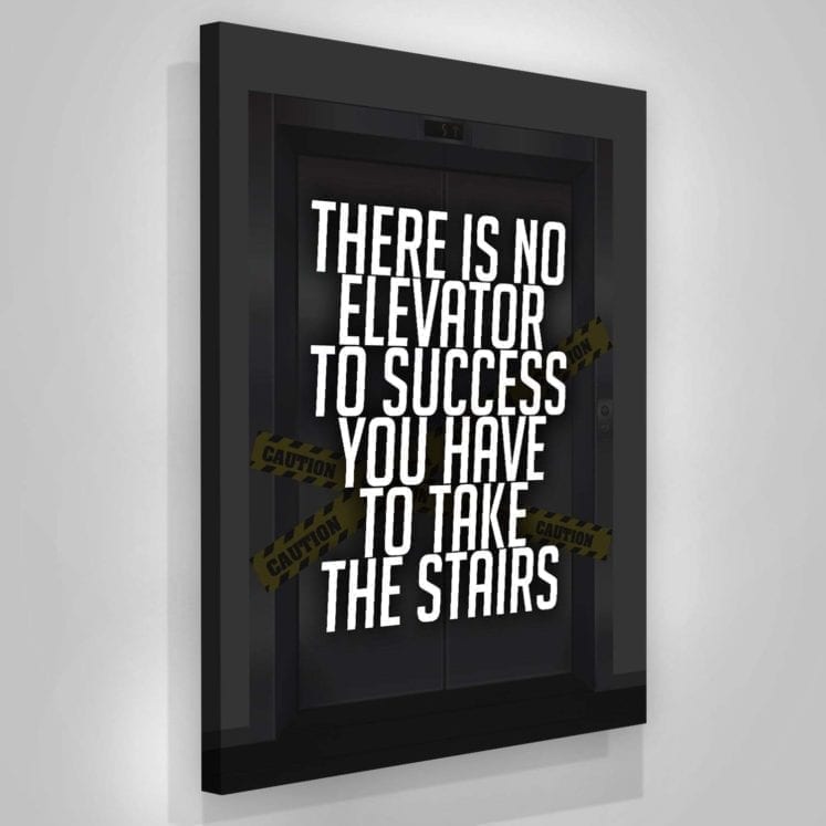 Elevator To Success - Success Hunters Prints