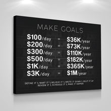 Load image into Gallery viewer, Make Goals - Success Hunters Prints
