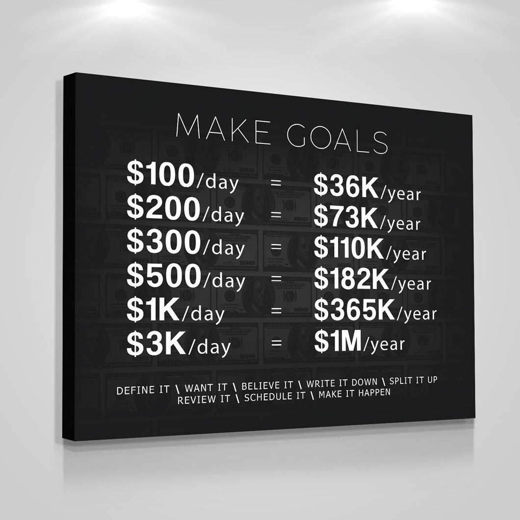 Make Goals - Success Hunters Prints