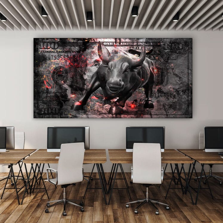 Wall Street Money Bull - Success Hunters Prints