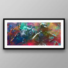 Load image into Gallery viewer, Charging Bull with Fearless Girl - Success Hunters Prints
