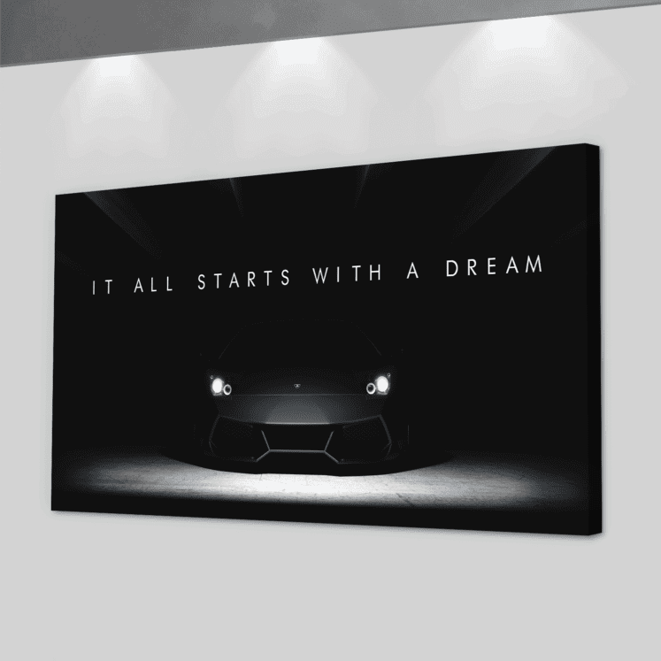 Lamborghini Dreams - Success Hunters Prints