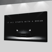 Load image into Gallery viewer, Lamborghini Dreams - Success Hunters Prints
