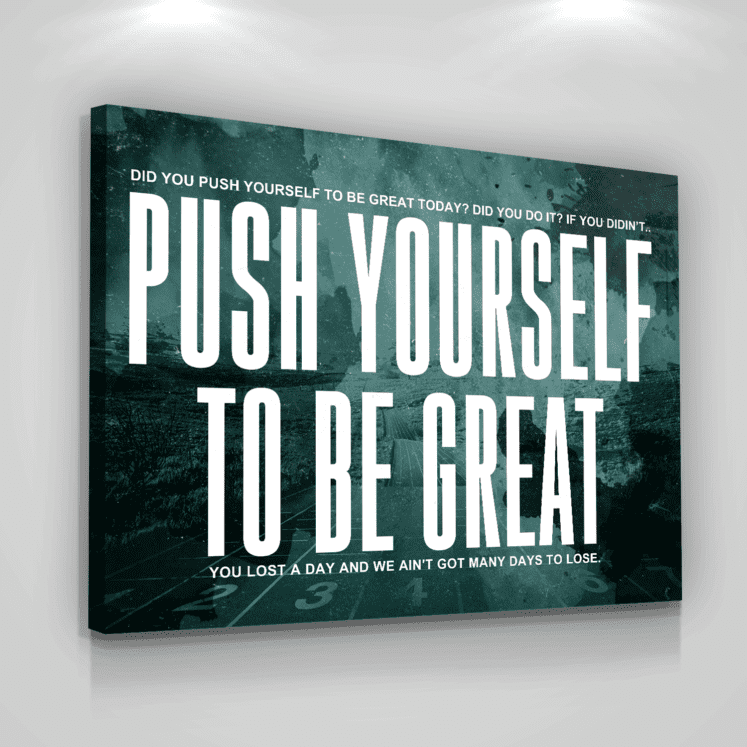 Push Yourself - Success Hunters Prints