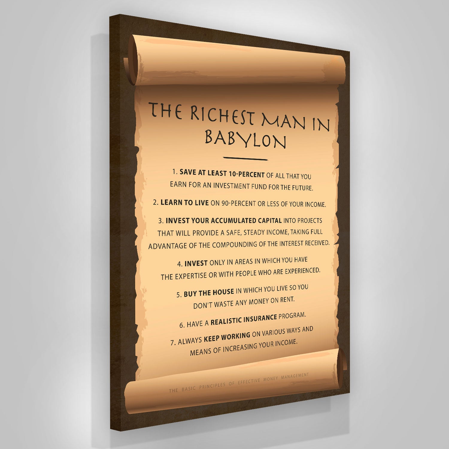 The Richest Man In Babylon - Success Hunters Prints