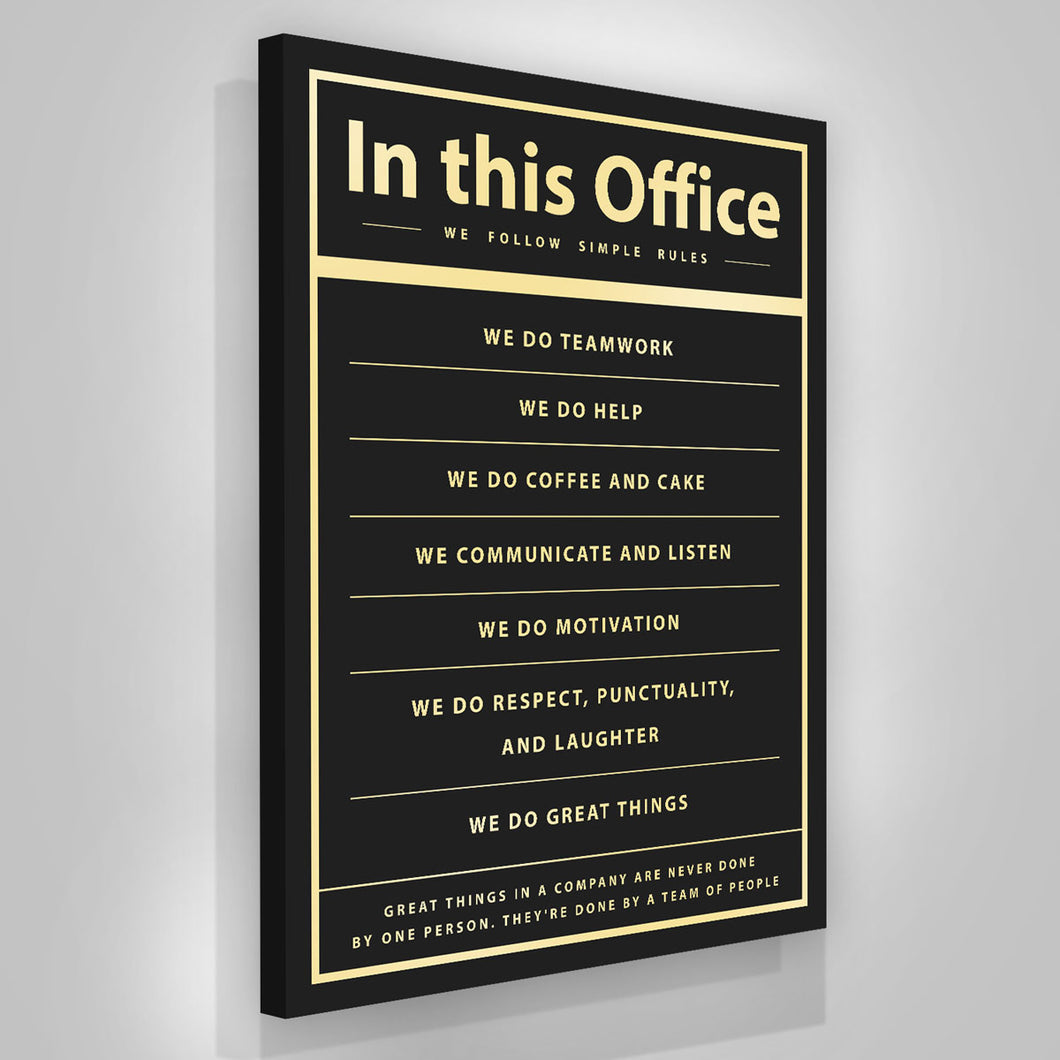 In This Office We Do - Success Hunters Prints