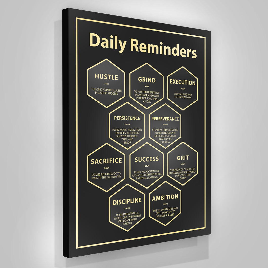 Daily Reminders - Success Hunters Prints