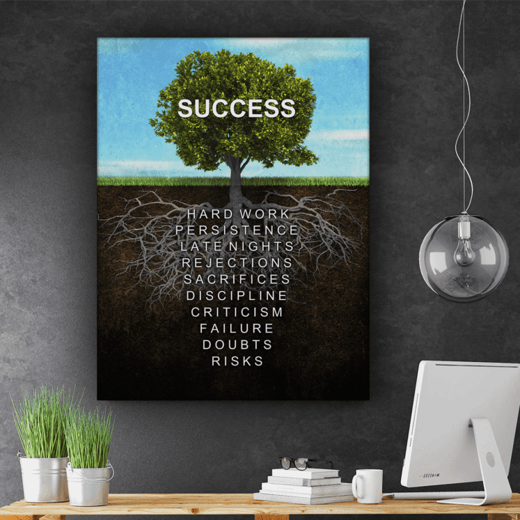 Value Of Success Tree - Success Hunters Prints