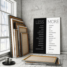 Load image into Gallery viewer, Less Is More - Success Hunters Prints
