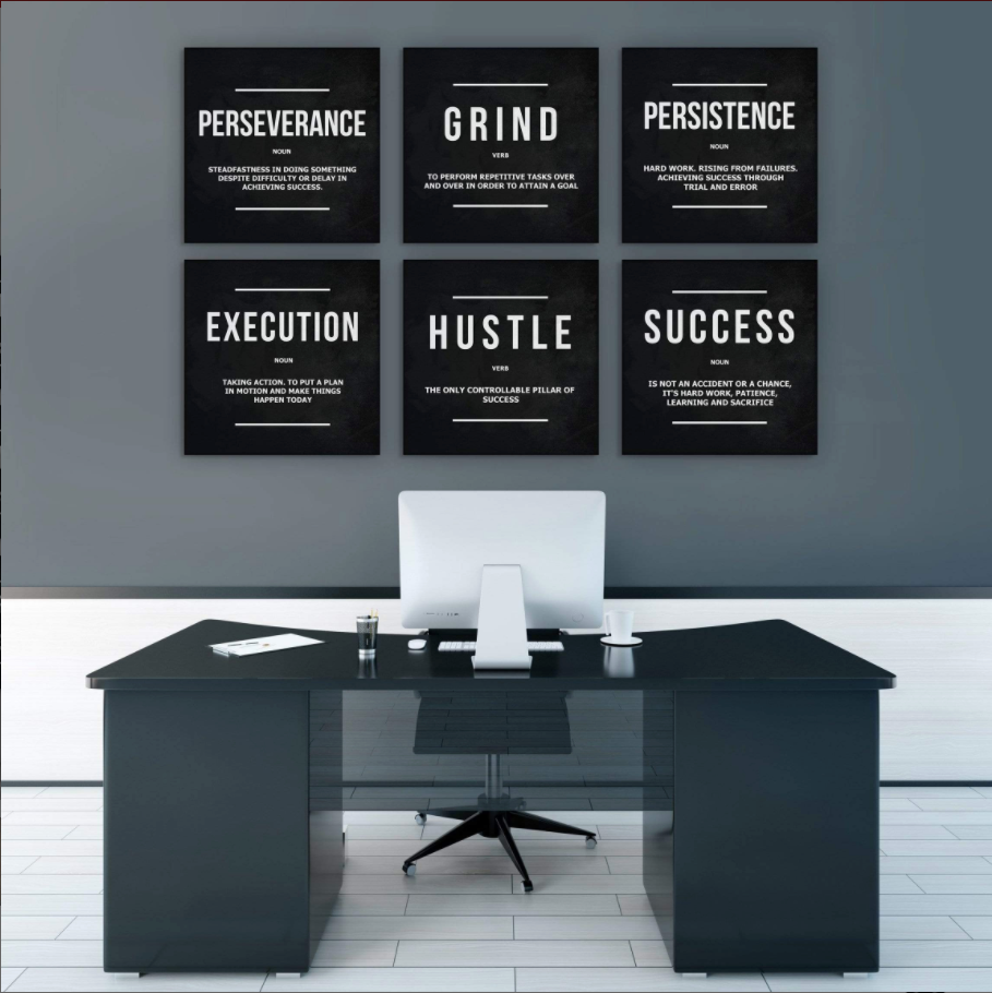 6x Entrepreneur Bundle Set - Success Hunters Prints