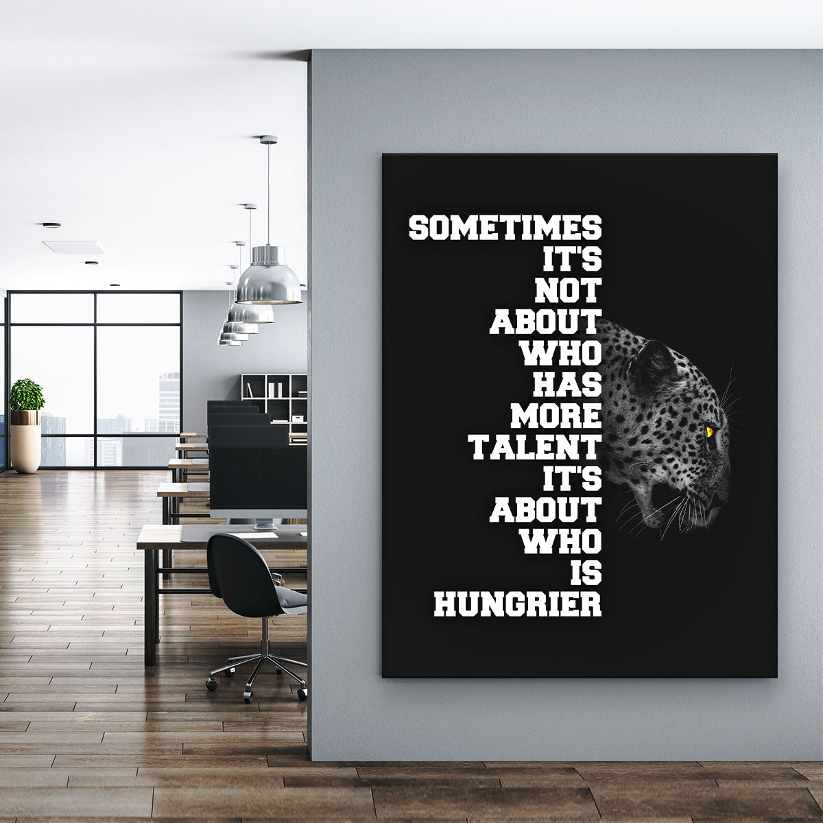 Hunger Beats Talent - Success Hunters Prints