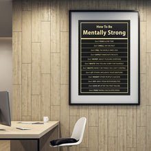Load image into Gallery viewer, How To Be Mentally Strong - Success Hunters Prints
