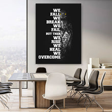 Load image into Gallery viewer, We Rise We Heal We Overcome - Success Hunters Prints
