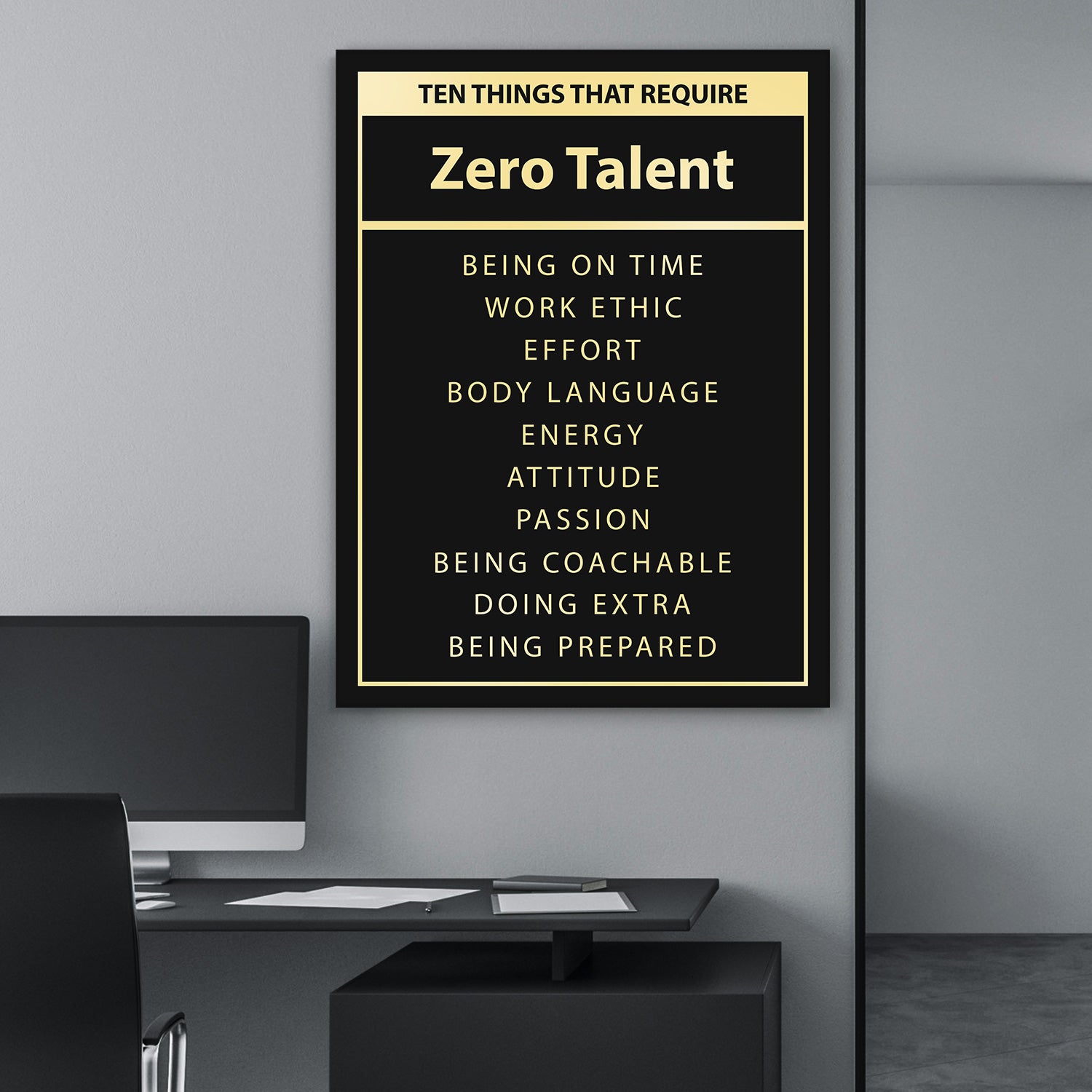 Zero Talent - Success Hunters Prints