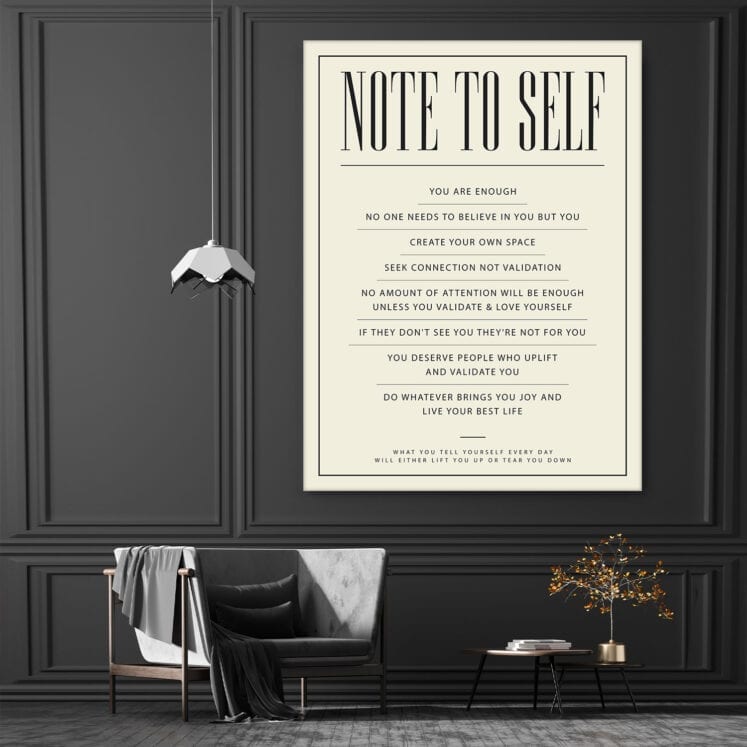 Note To Self - Success Hunters Prints