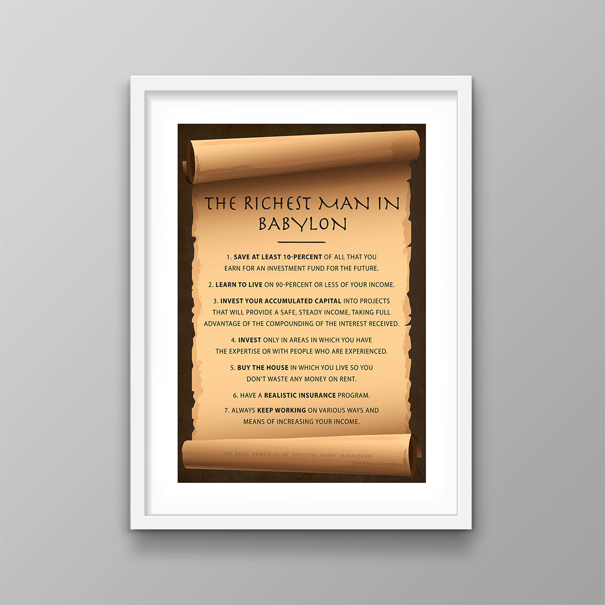 The Richest Man In Babylon - Success Hunters Prints