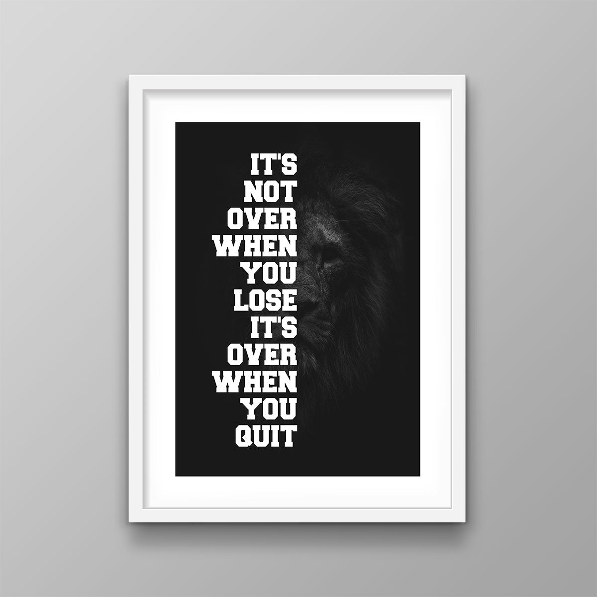 It’s Not Over - Success Hunters Prints