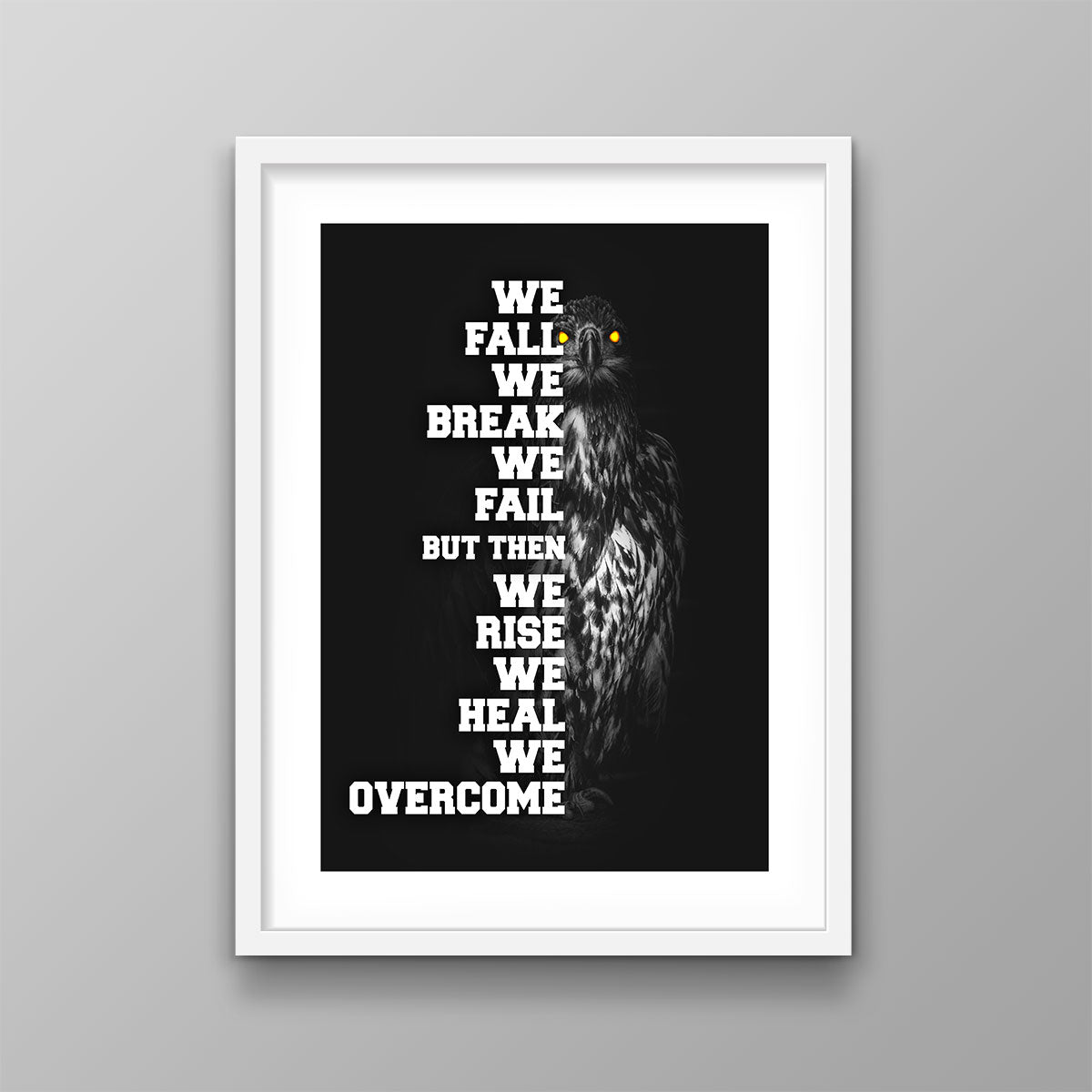 We Rise We Heal We Overcome - Success Hunters Prints