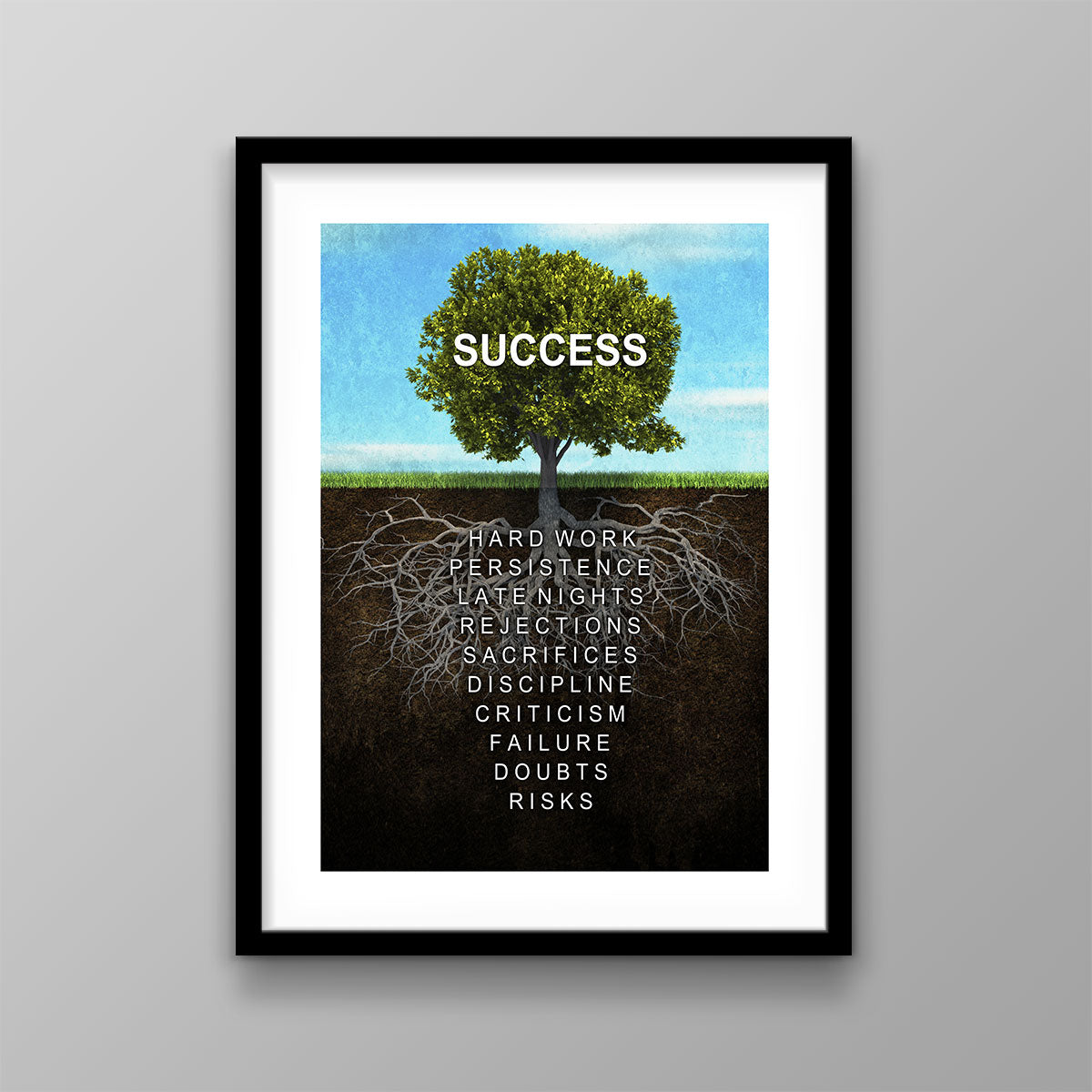 Value Of Success Tree - Success Hunters Prints
