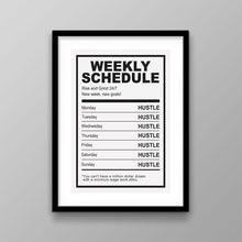 Load image into Gallery viewer, Weekly Schedule - Success Hunters Prints
