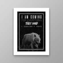 Load image into Gallery viewer, Coming For Everything - Success Hunters Prints
