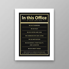 Load image into Gallery viewer, In This Office We Do - Success Hunters Prints
