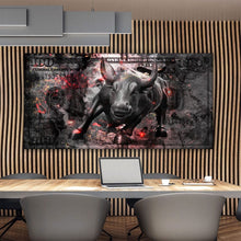 Load image into Gallery viewer, Wall Street Money Bull - Success Hunters Prints
